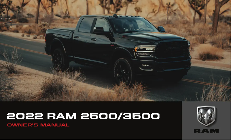 Page 1 de la notice Manuel utilisateur RAM 3500 (2022)