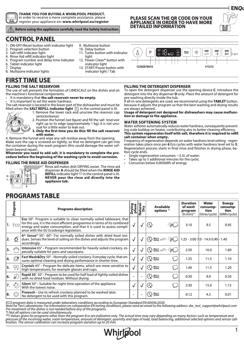 First page image of the manual for WIO 3T126 PFE