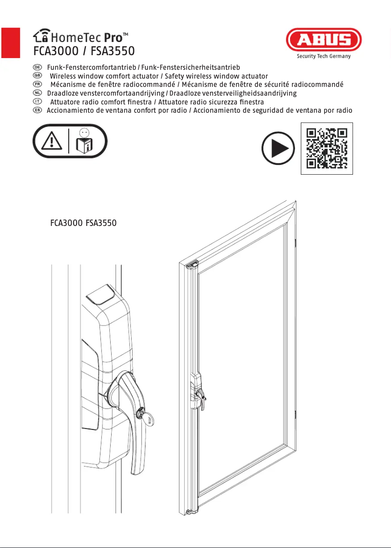 Page n°1 - Manuel utilisateur Abus HomeTec Pro FSA3550