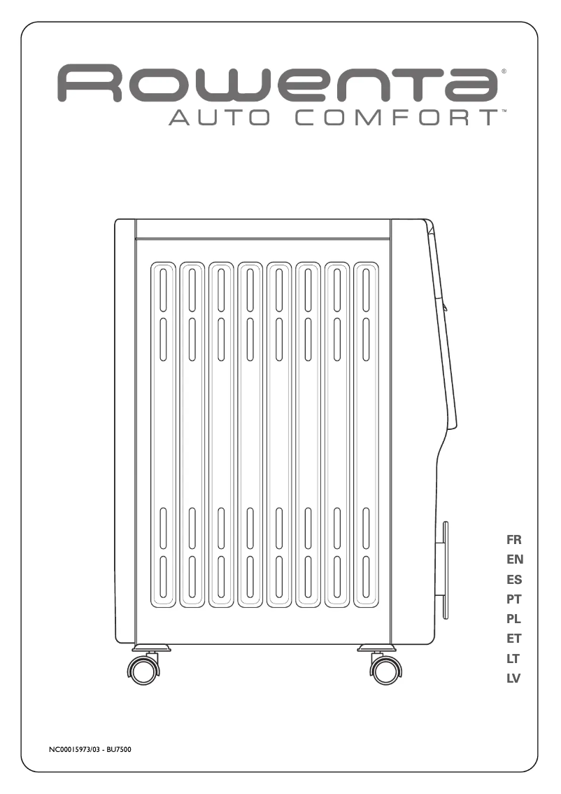Page n°1 - Manuel utilisateur Rowenta BU7500
