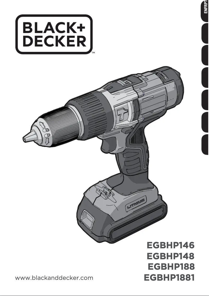 Página 1 del manual Manual de usuario Black & Decker EGBHP188