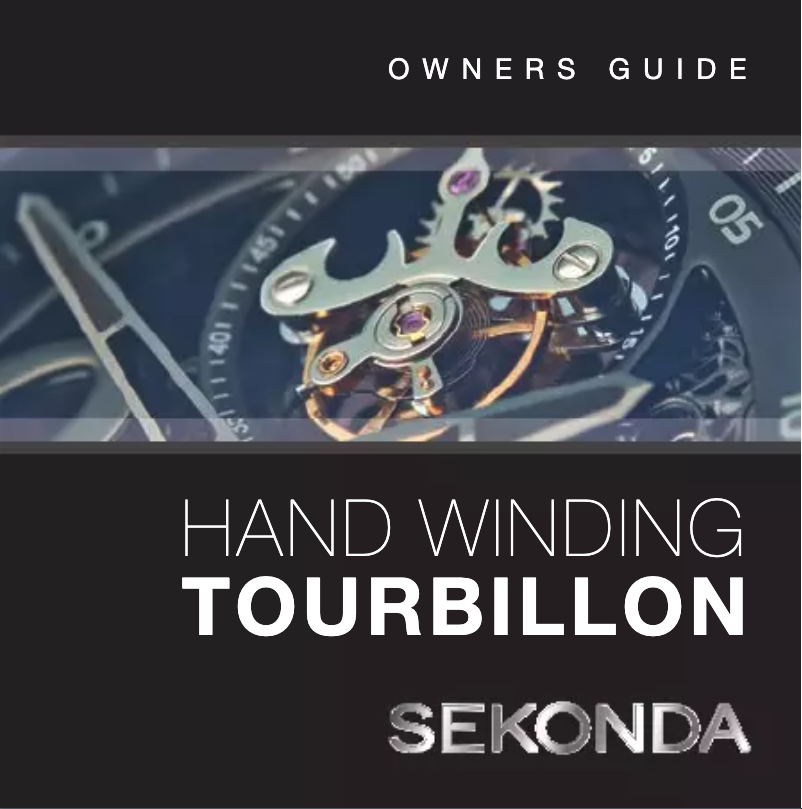 Image de la première page du manuel de l'appareil Skeleton Tourbillon