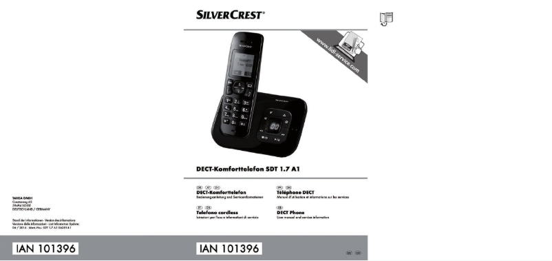 Page n°1 - Manuel utilisateur SilverCrest SDT 1.7 A1