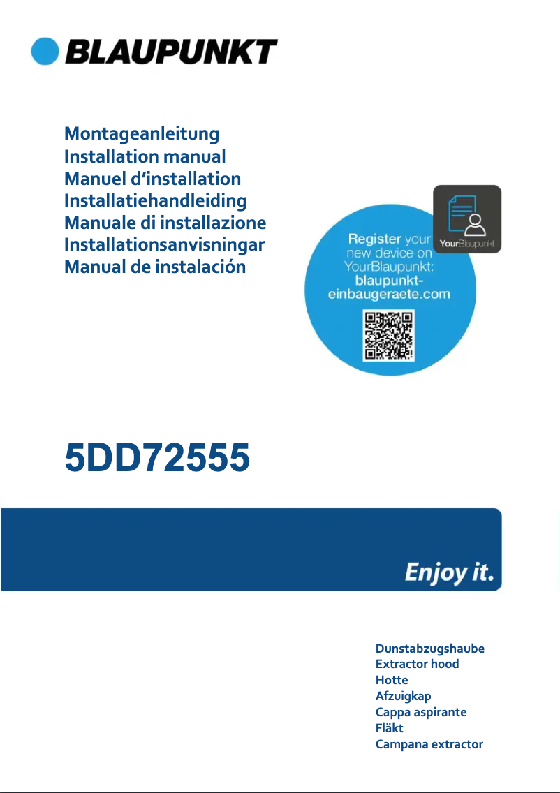 Image de la première page du manuel de l'appareil 5DD72555