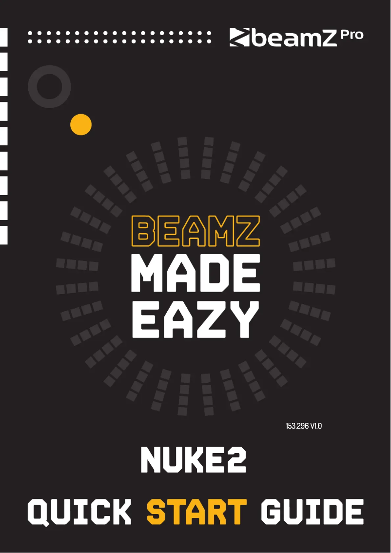 Page n°1 - Guide de démarrage rapide BeamZ NUKE2