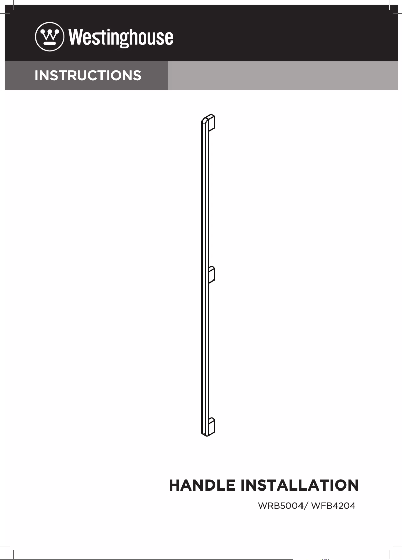 Image de la première page du manuel de l'appareil WRB5004SC