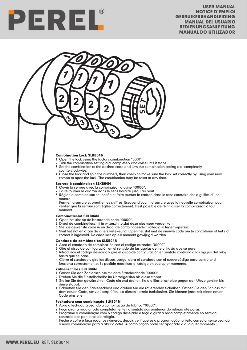 Image de la première page du manuel de l'appareil SLKB04N