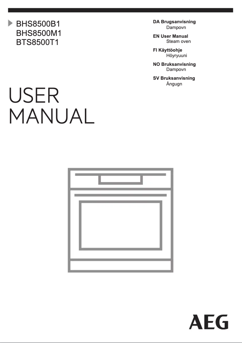 Page 1 de la notice Manuel utilisateur AEG BHS8500M1
