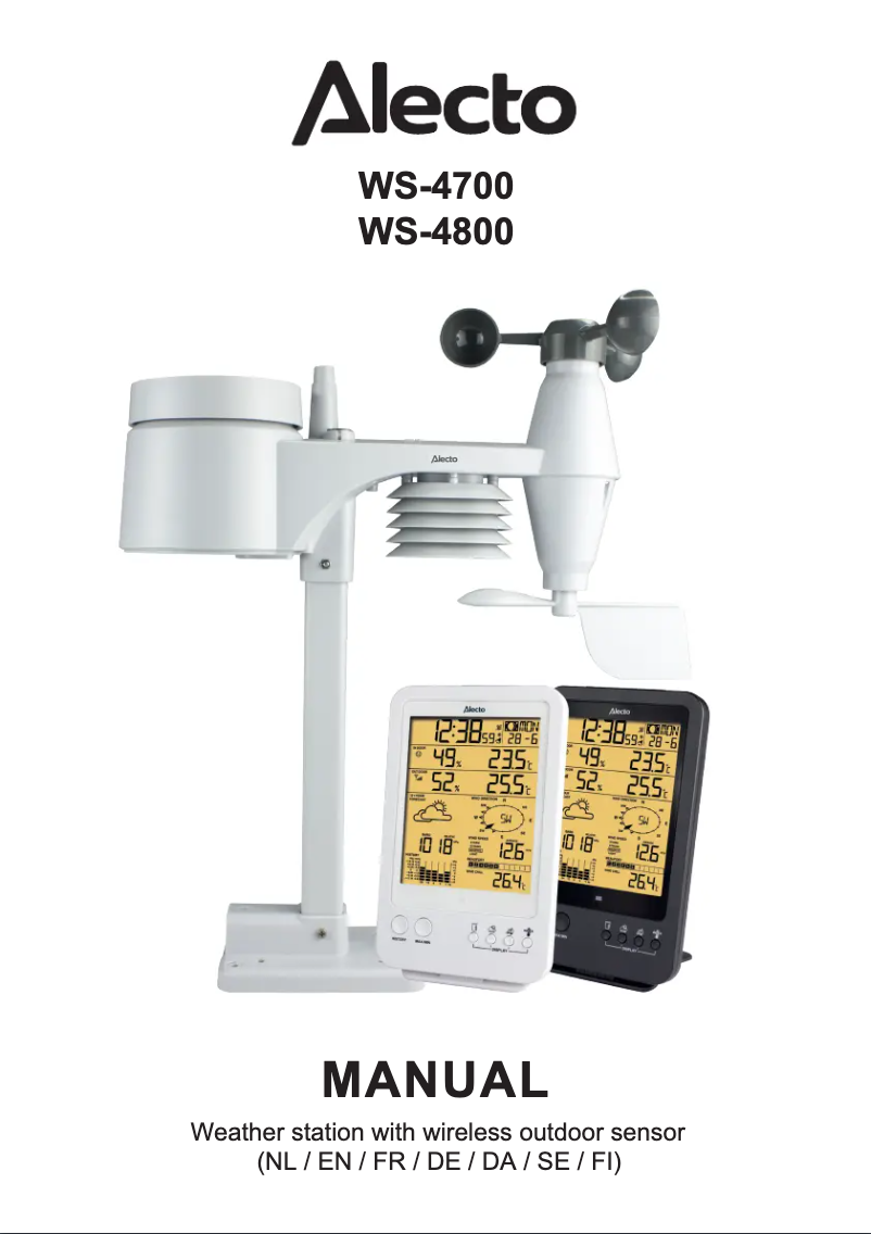 Image de la première page du manuel de l'appareil WS-4700