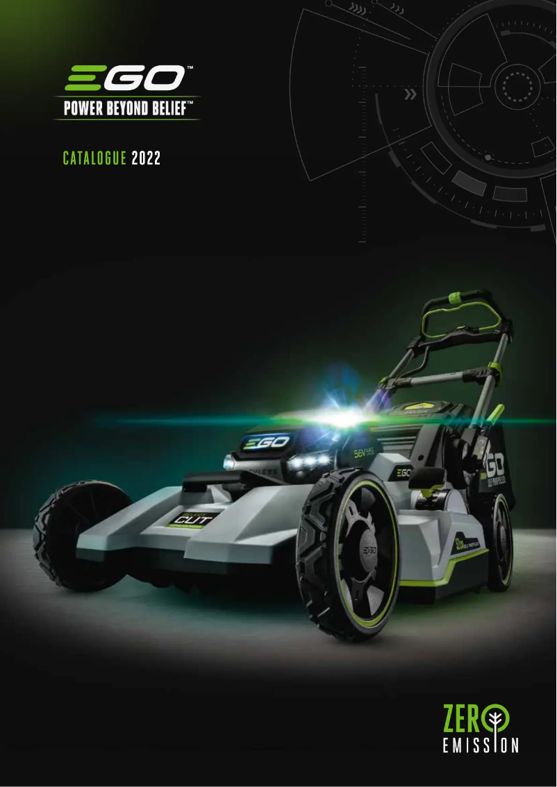 Page 1 de la notice Catalogue EGO HTX6500