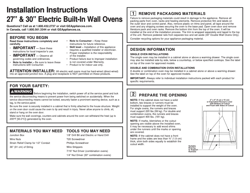 Page 1 de la notice Guide d'installation Café CTS70DM2NS5