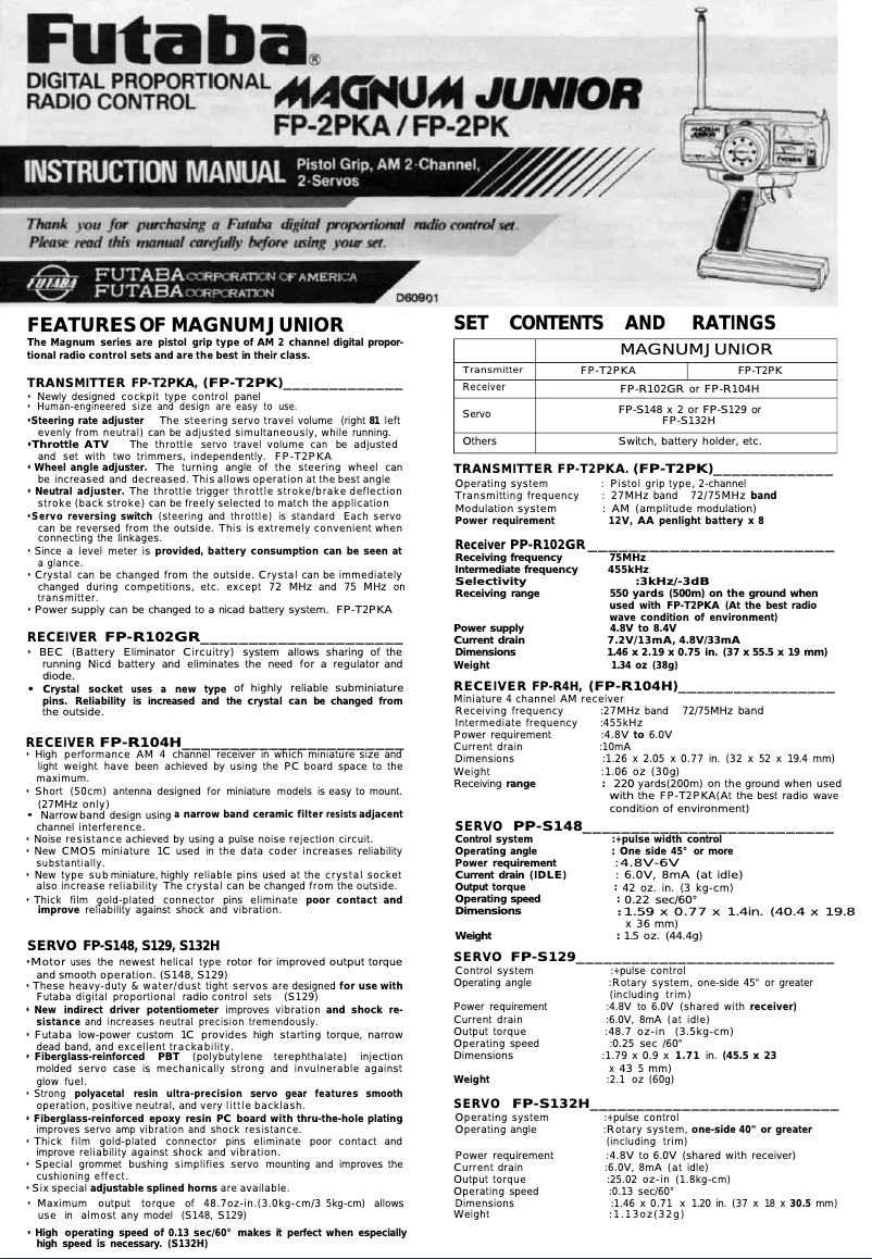 Image de la première page du manuel de l'appareil 2PKA