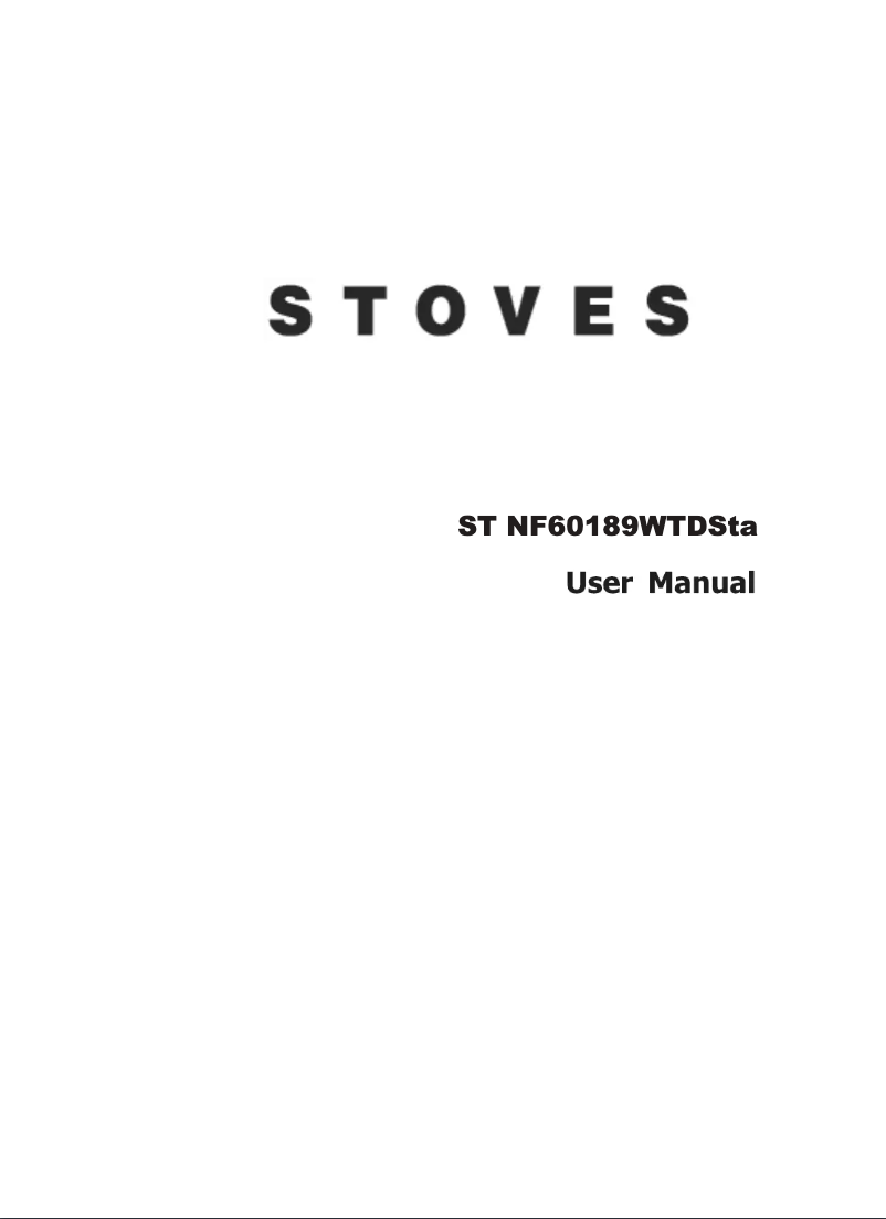 Image de la première page du manuel de l'appareil NF60189WTD