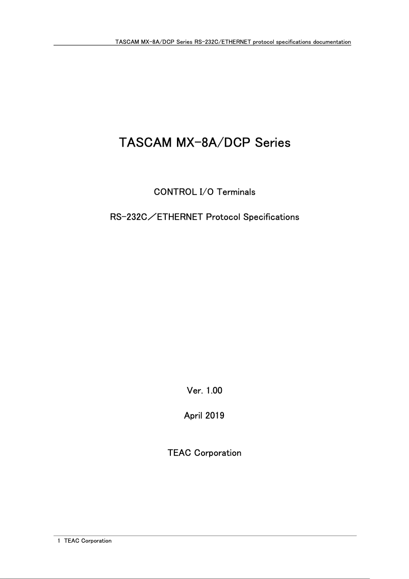 Image de la première page du manuel de l'appareil ML-4D/OUT-X