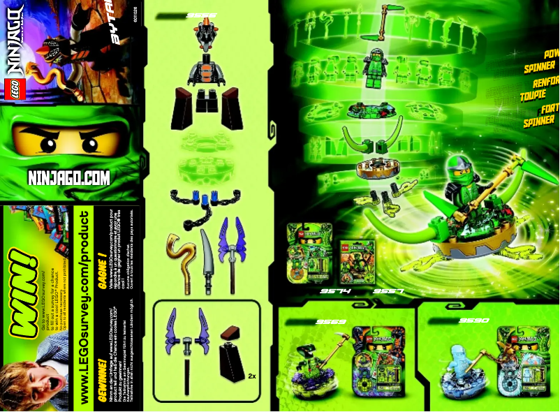 Page n°1 - Manuel utilisateur Lego Ninjago 9556
