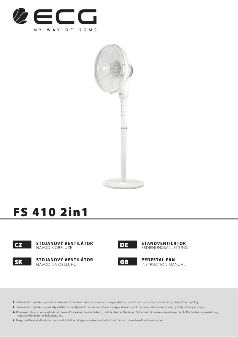 Página 1 del manual Manual de usuario ECG FS 410