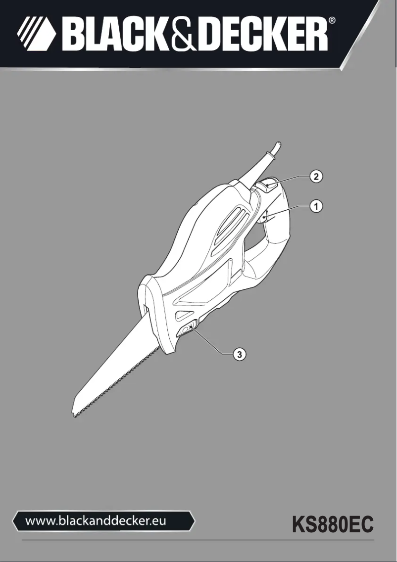 Page 1 de la notice Manuel utilisateur Black & Decker KS800EL