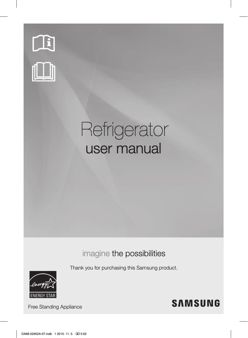 Image de la première page du manuel de l'appareil RF25HMEDBWW