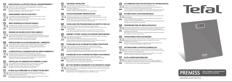 Image de la première page du manuel de l'appareil Premiss PP1060