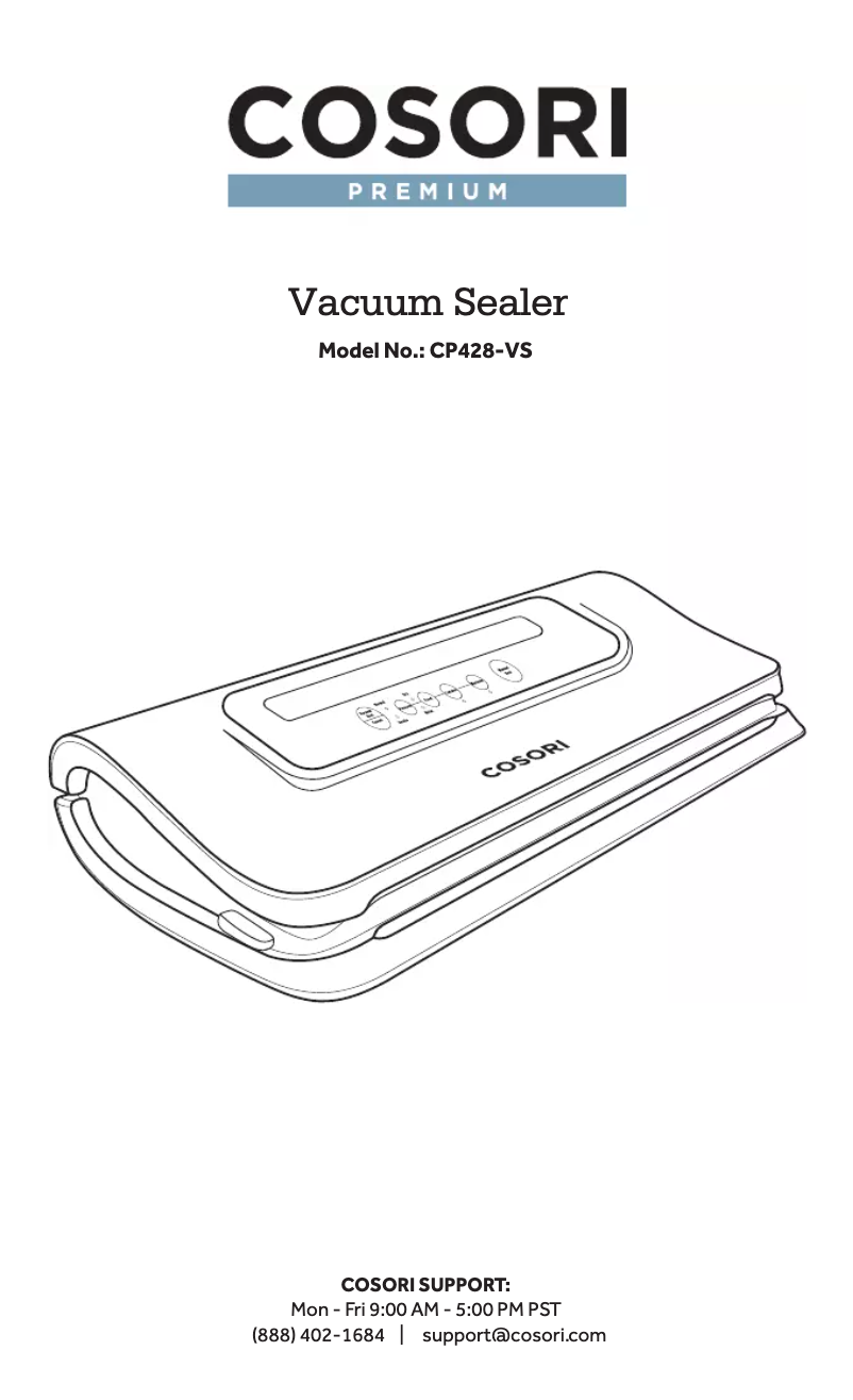 Page 1 de la notice Manuel utilisateur Cosori CP428-VS