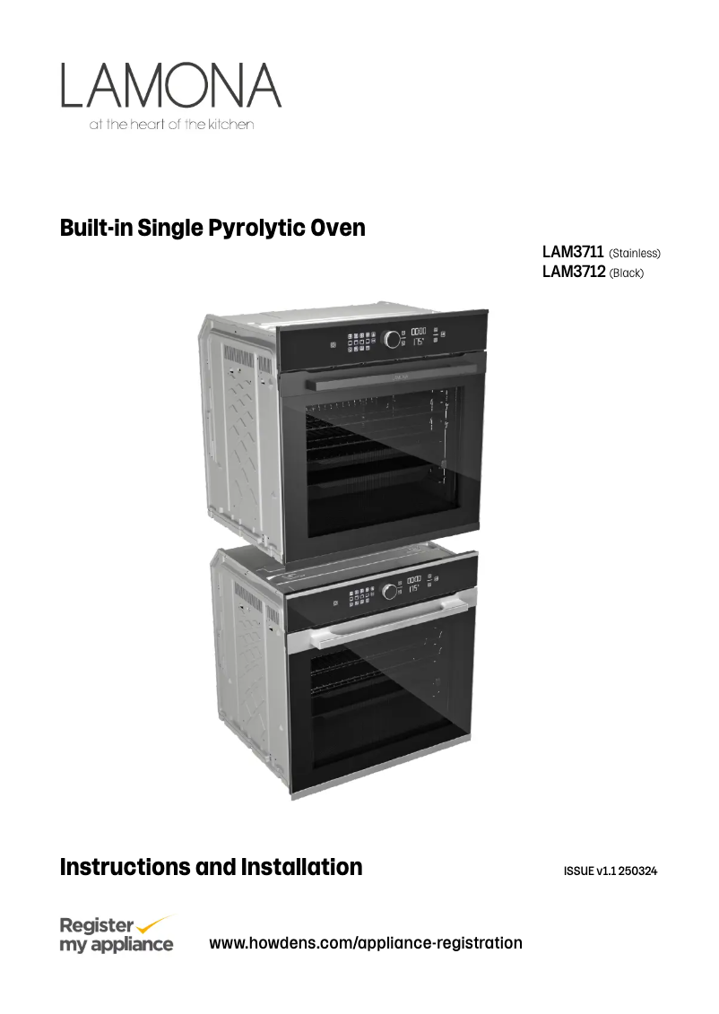 Página 1 del manual Manual de usuario Lamona LAM3712