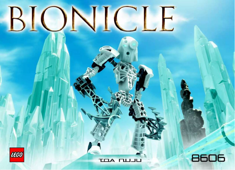 Page n°1 - Manuel utilisateur Lego Bionicle 8606