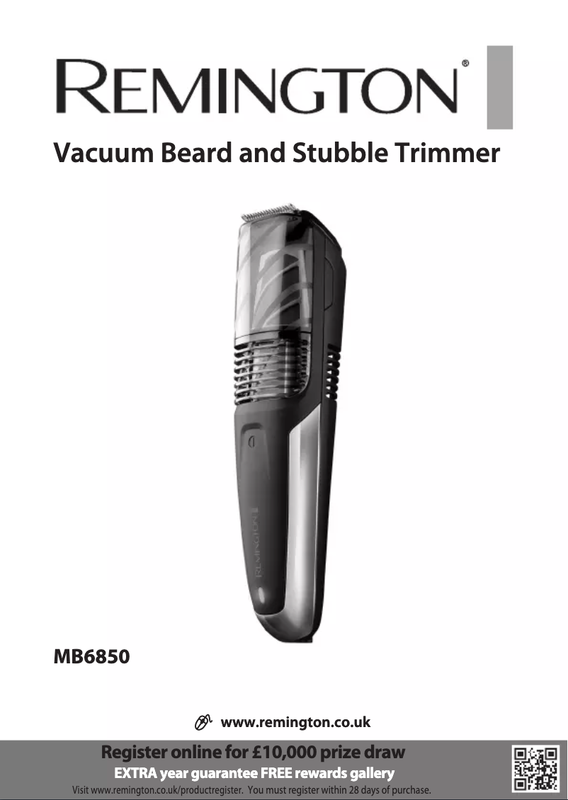 Image de la première page du manuel de l'appareil Vacuum MB6850