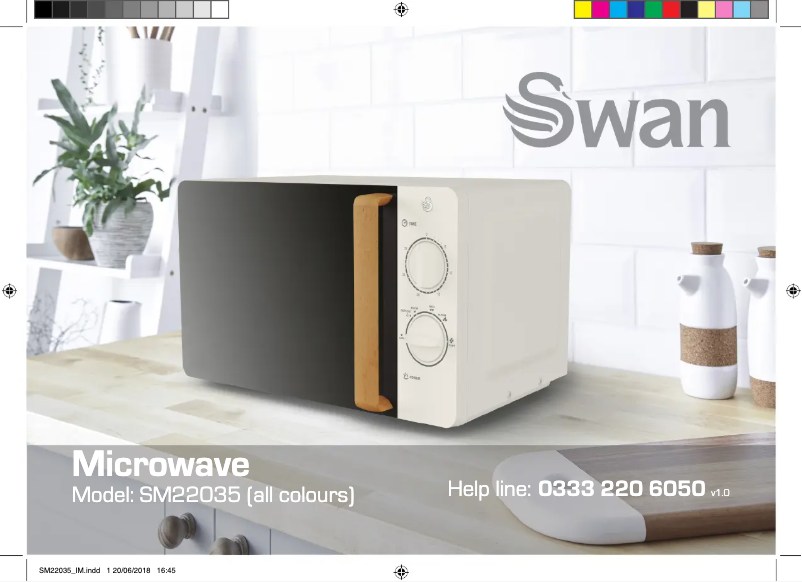 Page 1 de la notice Manuel utilisateur Swan SM22035WHTN