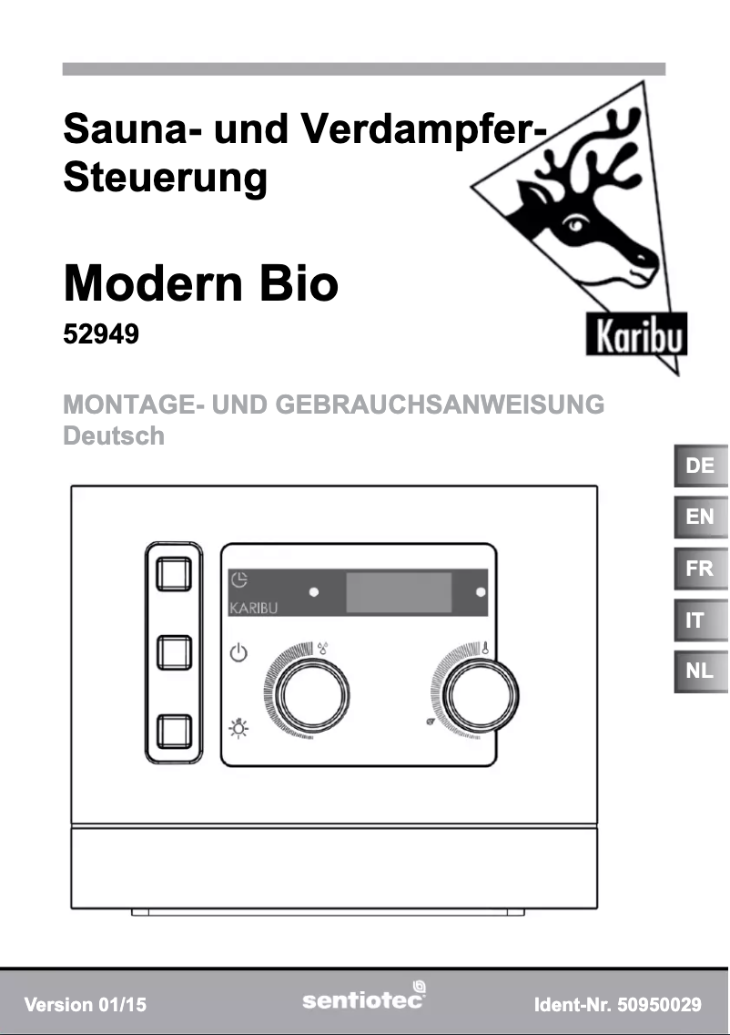 Image de la première page du manuel de l'appareil Sonja