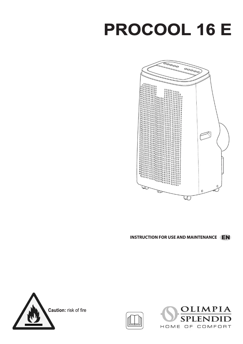 Page 1 de la notice Manuel utilisateur Olimpia Splendid Procool 16 E
