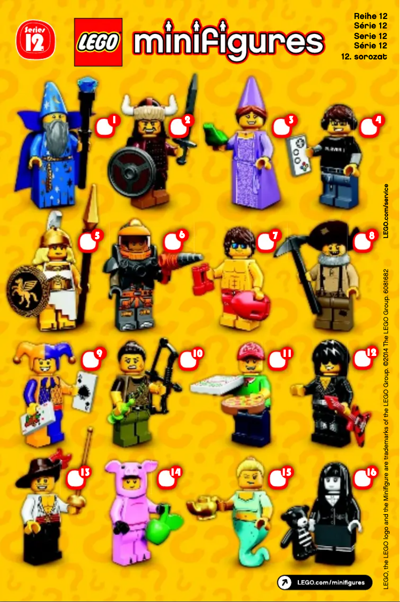 Page n°1 - Manuel utilisateur Lego Minifigures 71007