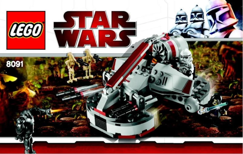 Page n°1 - Manuel utilisateur Lego Star Wars 8014