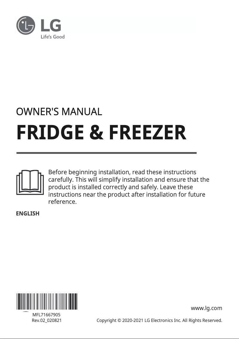 Page 1 de la notice Manuel utilisateur LG LM334VBMLD