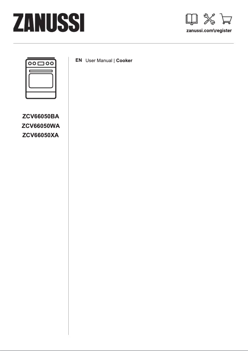 Page n°1 - Manuel utilisateur Zanussi ZCV66050XA