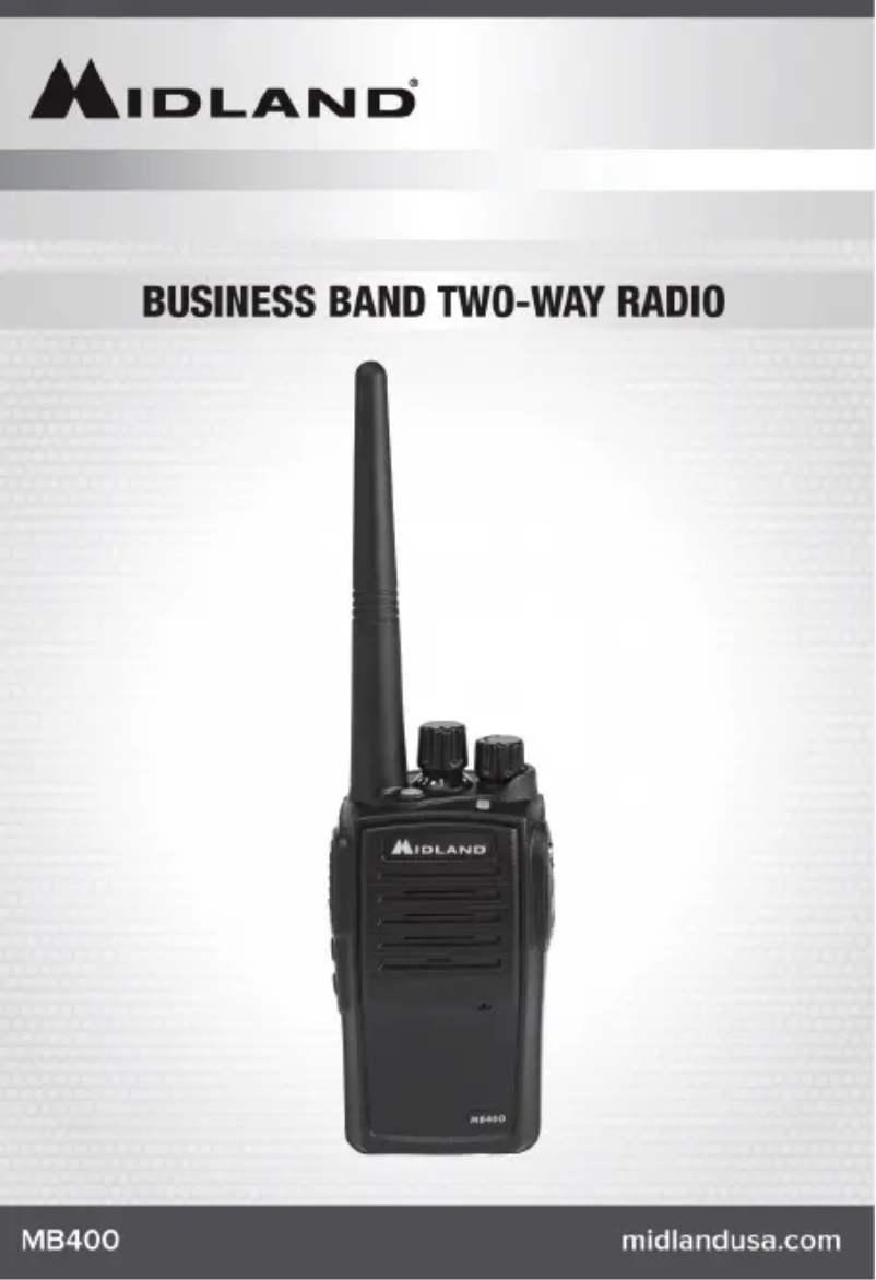 Page 1 de la notice Manuel utilisateur Midland BizTalk MB400X6MC