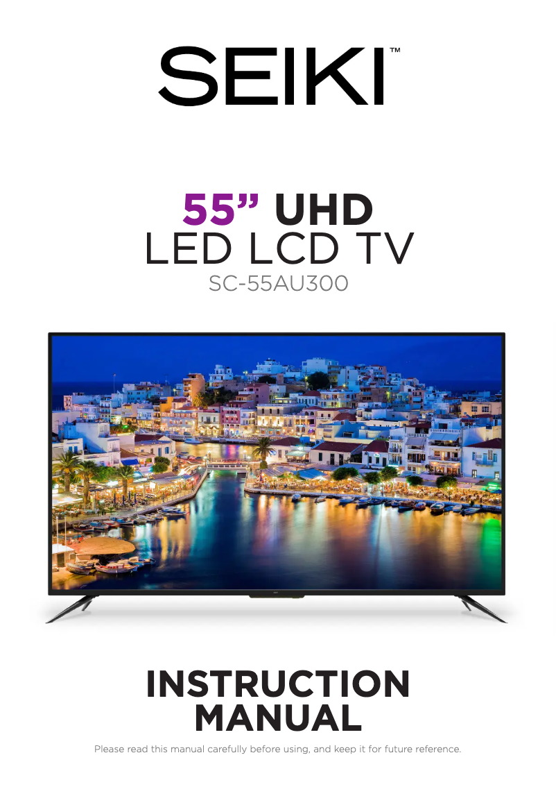 Page 1 de la notice Manuel utilisateur Seiki SC-55AU300