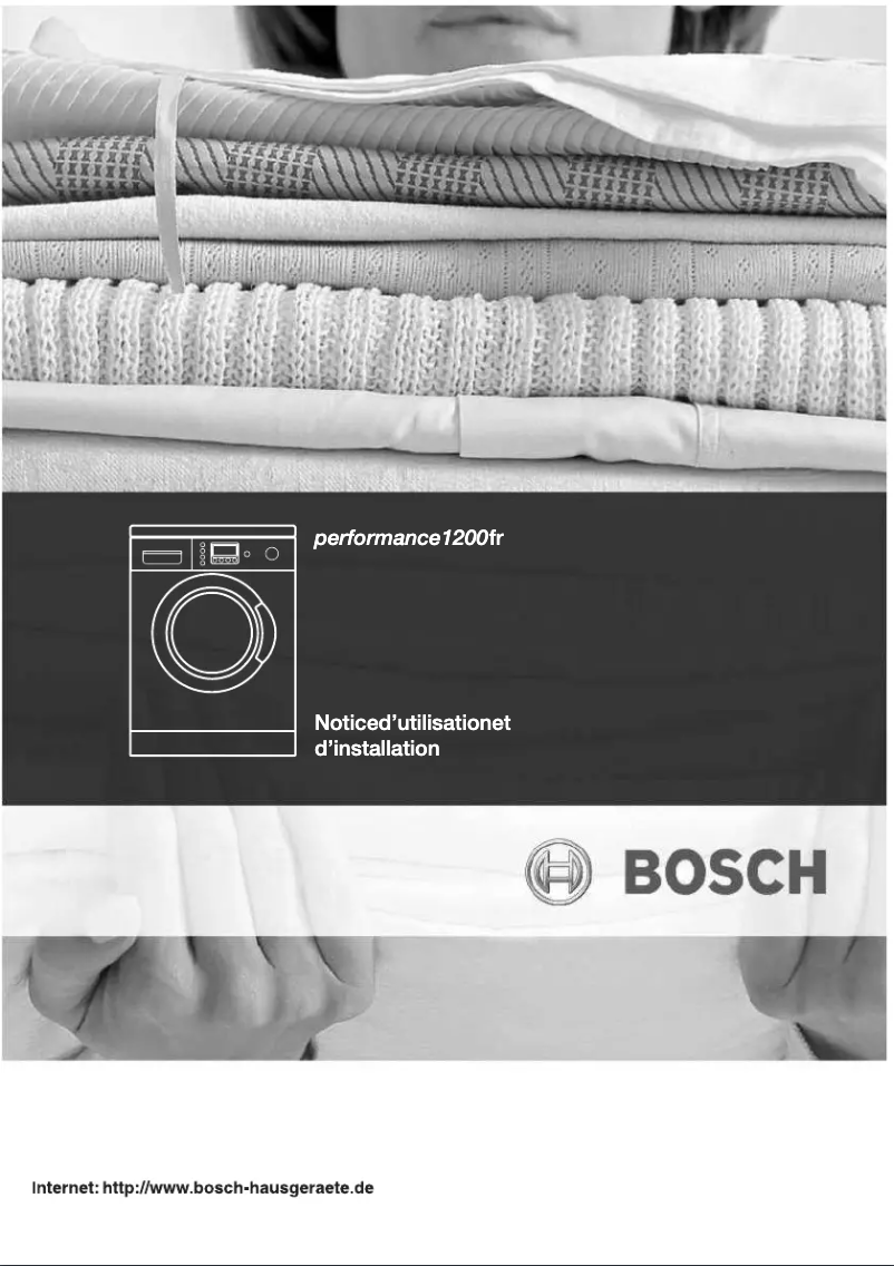 Page 1 de la notice Manuel utilisateur Bosch WVD24560FF