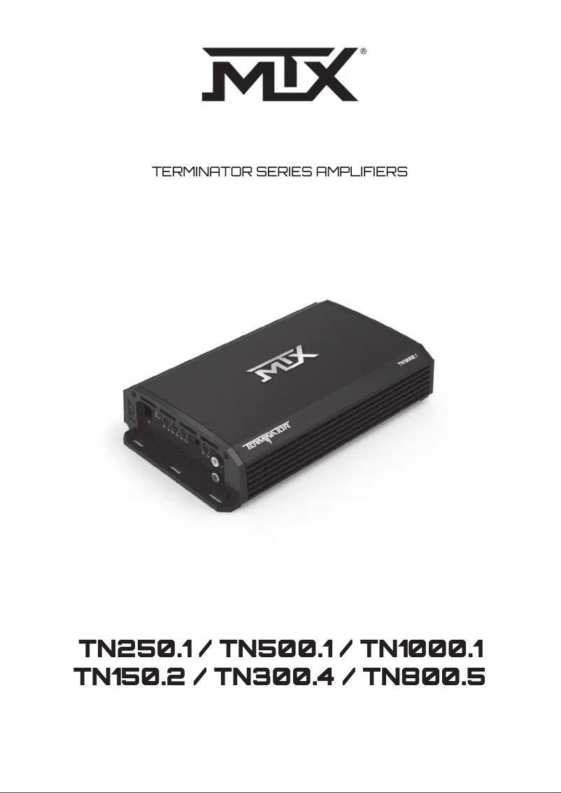 Page 1 de la notice Manuel utilisateur MTX Audio Terminator TN500.1