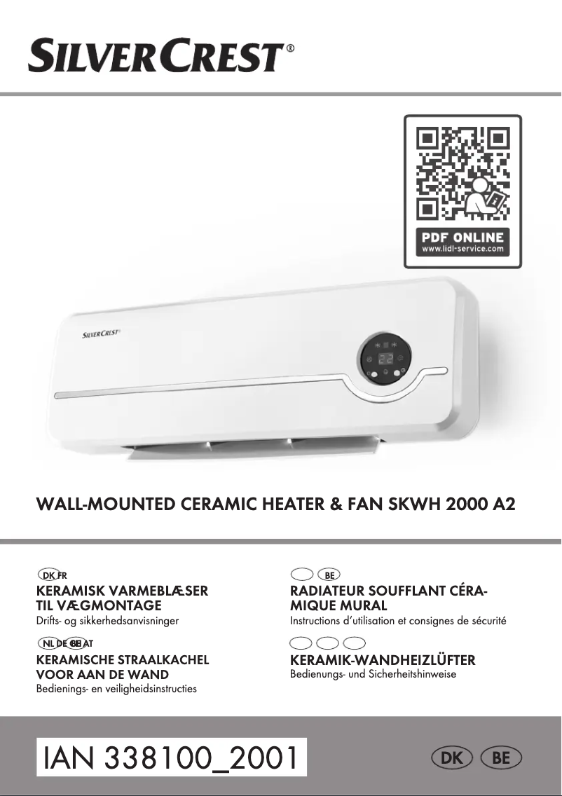 Image de la première page du manuel de l'appareil SKWH 2000 A2