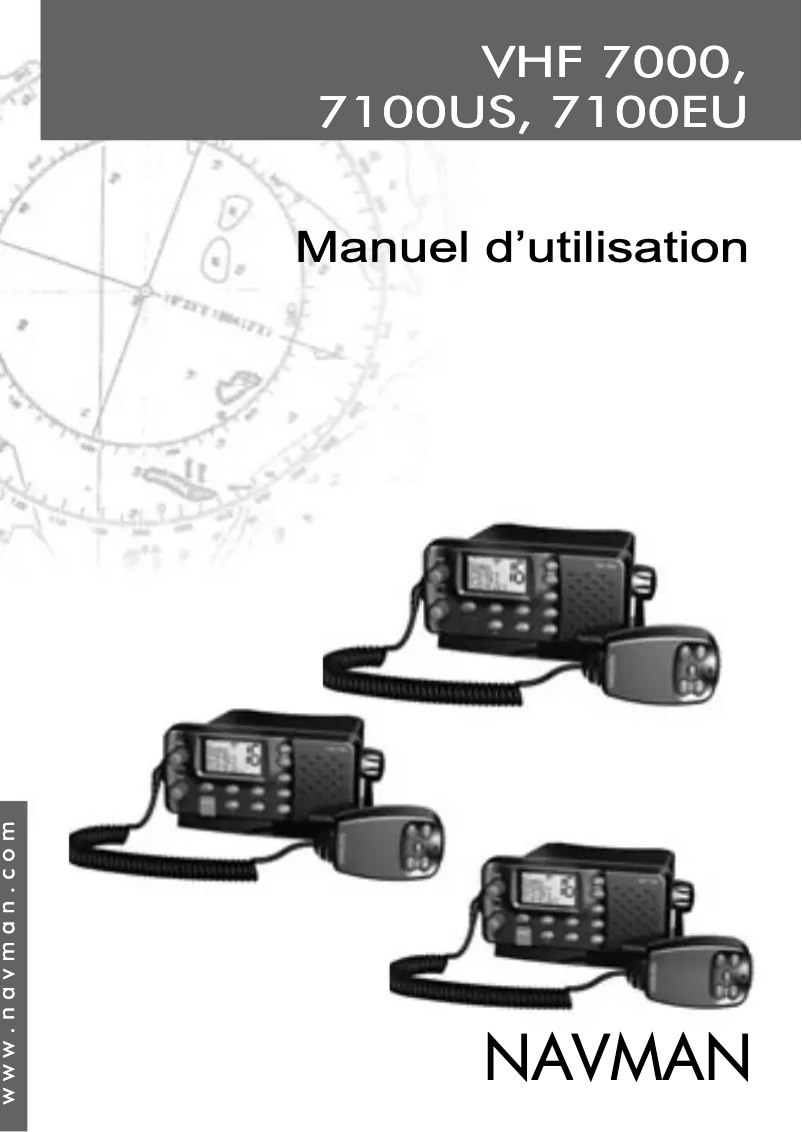 Page n°1 - Manuel utilisateur Navman VHF 700