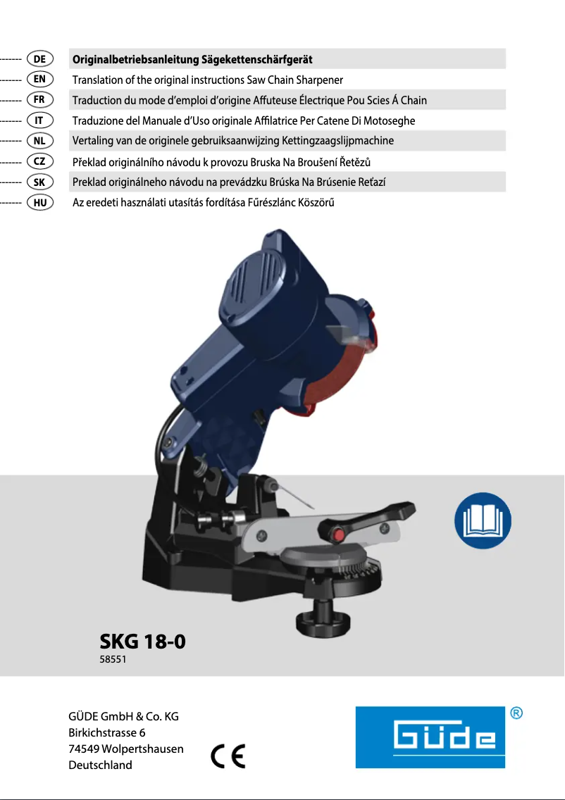 Image de la première page du manuel de l'appareil SKG 18-0