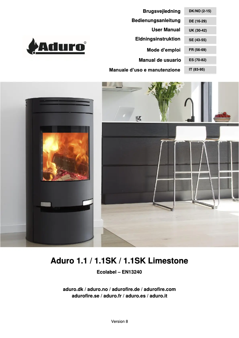 Page n°1 - Manuel utilisateur Aduro 1.1SK