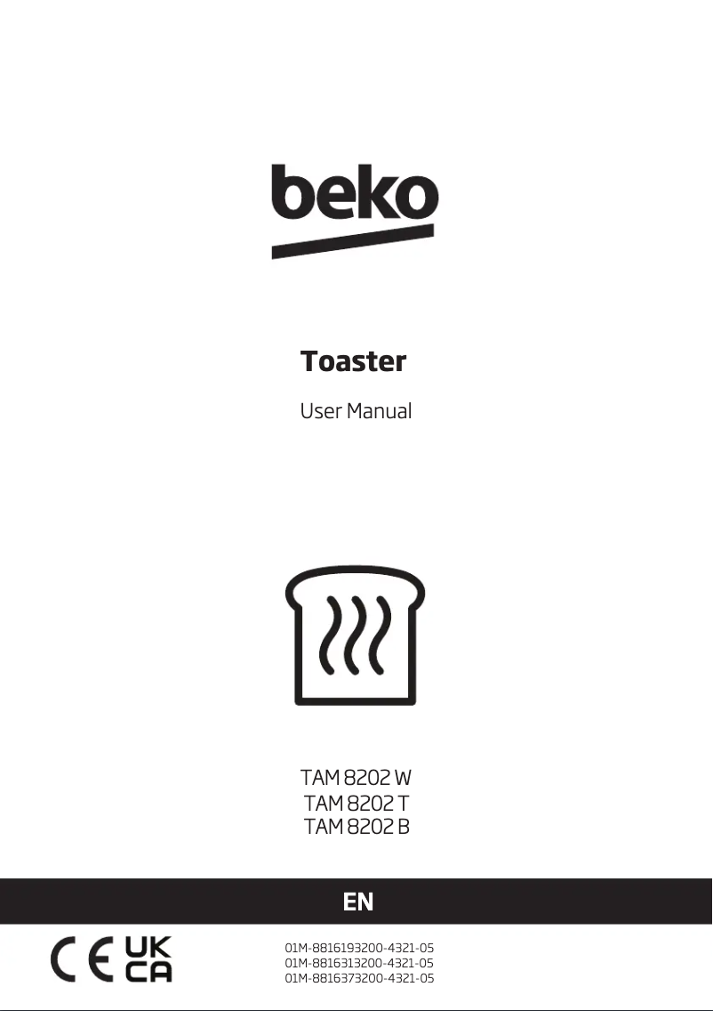 Image de la première page du manuel de l'appareil TAM8202B