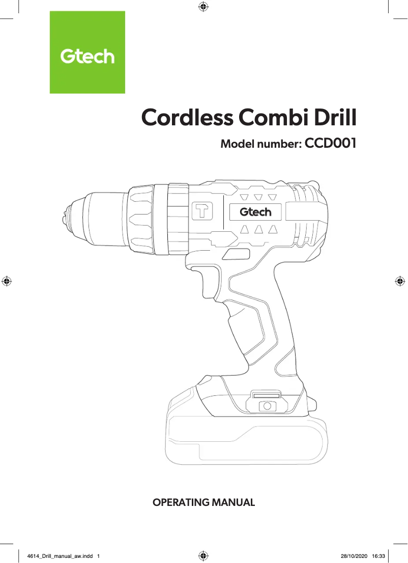 Image de la première page du manuel de l'appareil CCD001