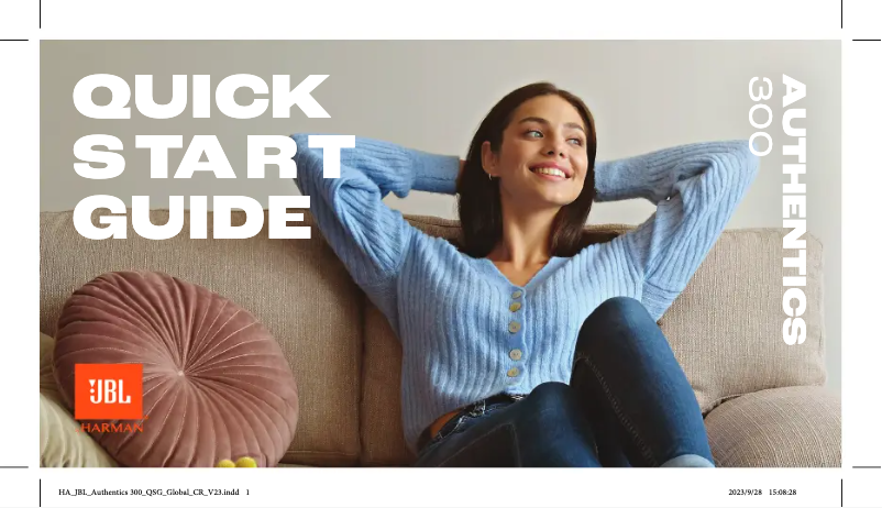 Image de la première page du manuel de l'appareil Authentics 300