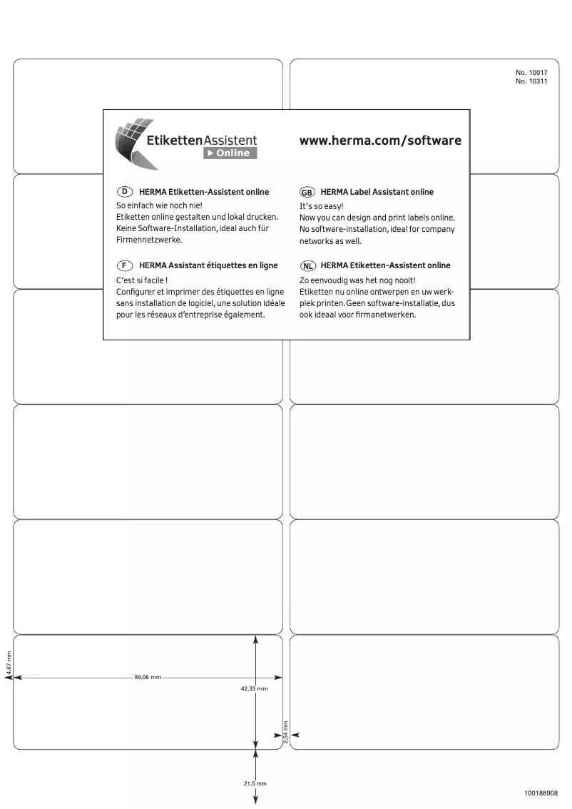 Image de la première page du manuel de l'appareil 10311