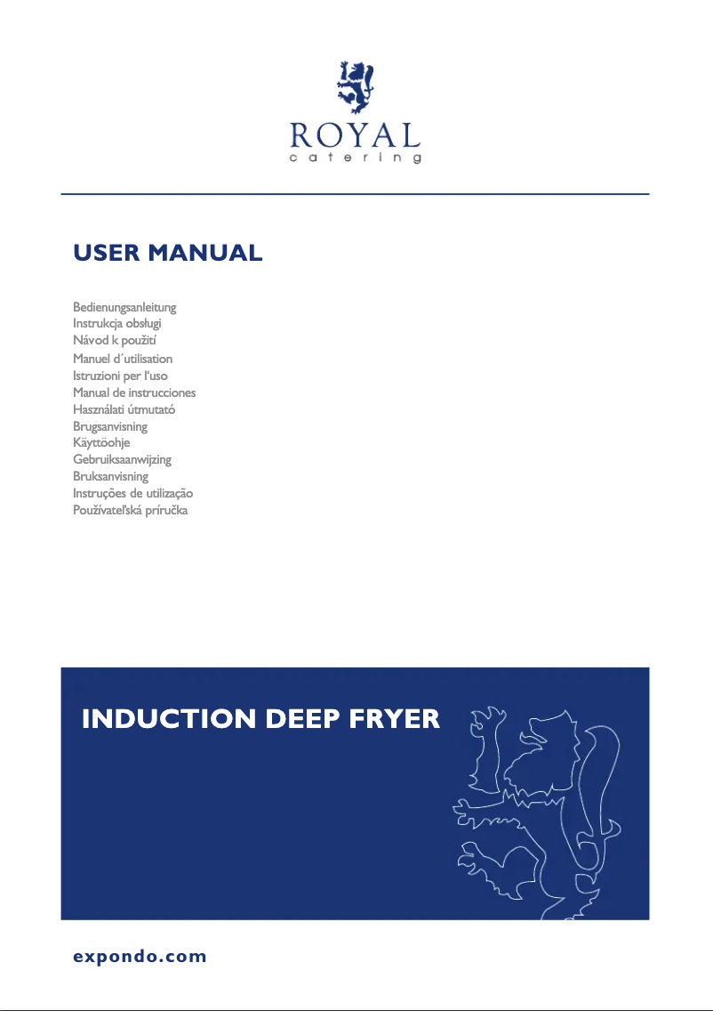 Página 1 del manual Manual de usuario Royal Catering RCIN-700-01