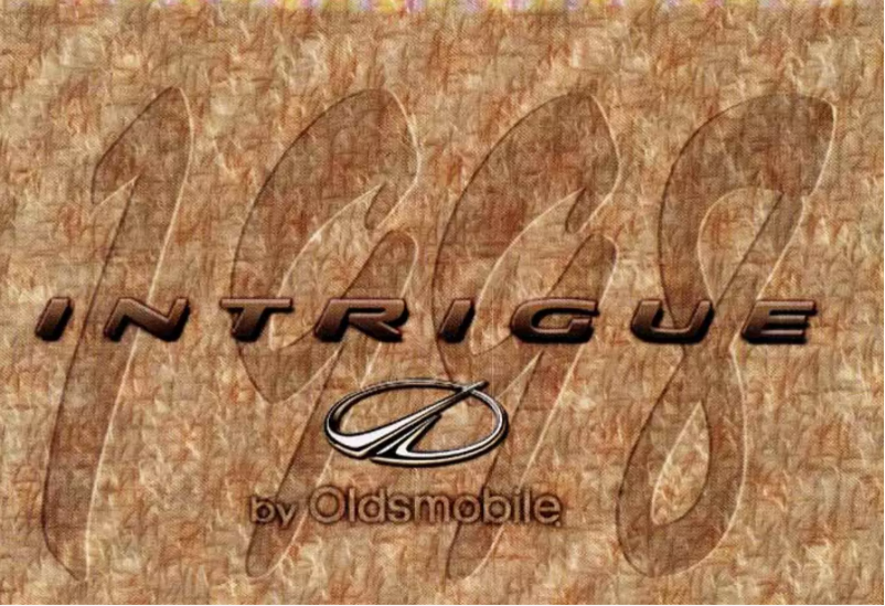 Page n°1 - Manuel utilisateur Oldsmobile Intrigue (1998)