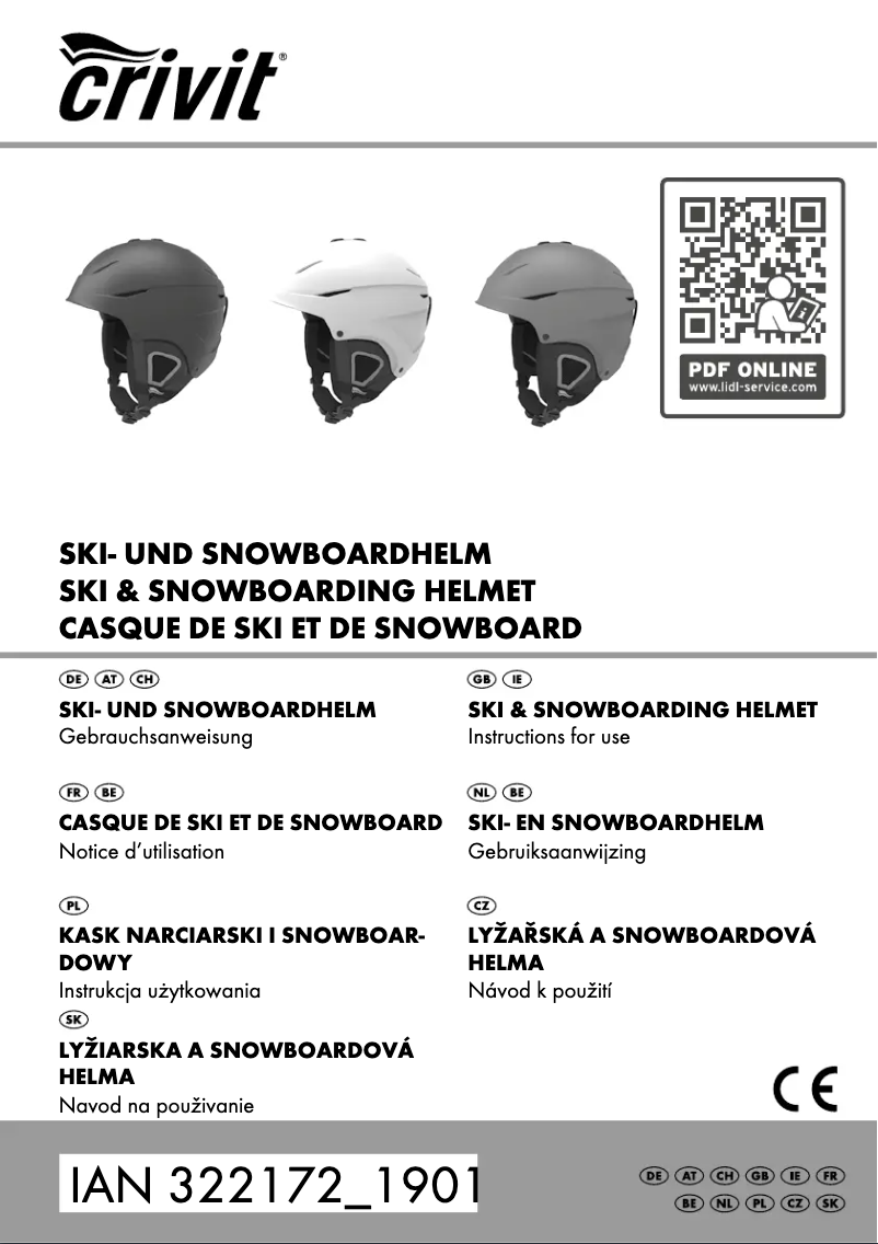 Página 1 del manual Manual de usuario Crivit IAN 322172