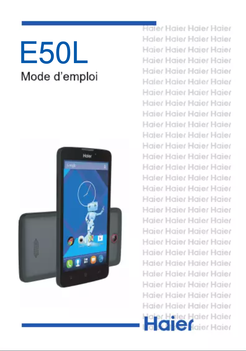 Page n°1 - Manuel utilisateur Haier E50L